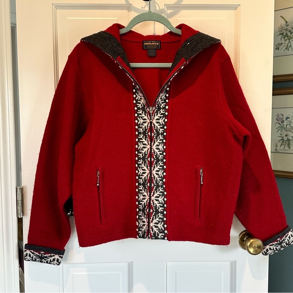 Vintage Woolrich Hooded Sweater Jacket - Picture 5 of 10